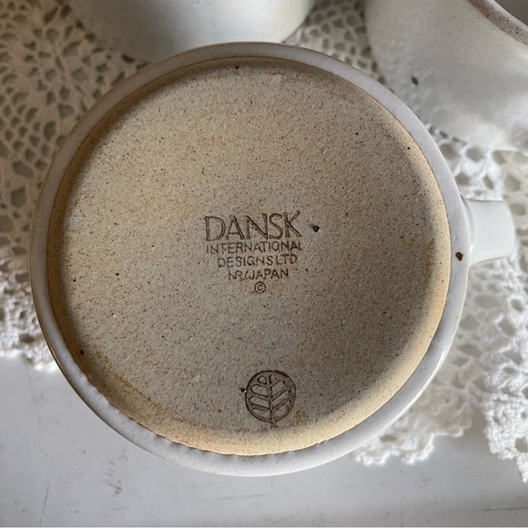 5 MCM Dansk Nielstone Speckled Stoneware Flat Mugs Cups Niels Refs-gaard Design - Picture 7 of 15